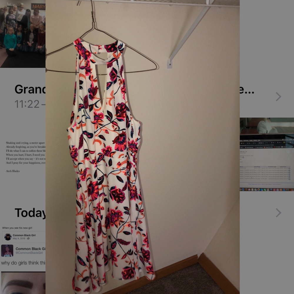 Express floral dress